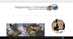 Desktop Screenshot of cappuccinoecornetto.com